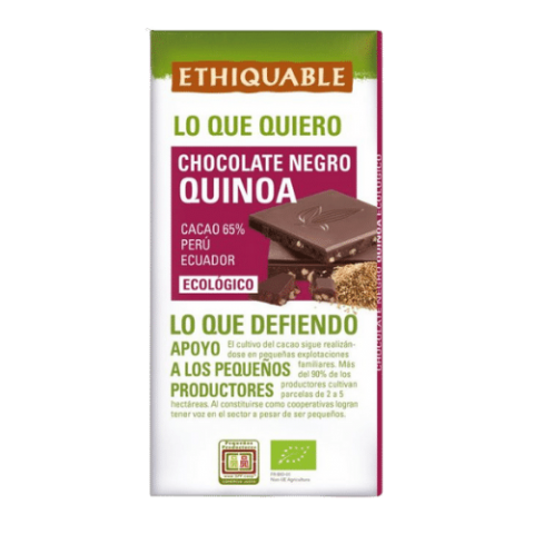 CHOCOLATE NEGRO QUINOA 100GR