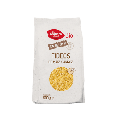 FIDEO FINO ARROZ Y MAIZ 500GR