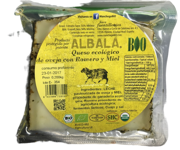 QUESO OVEJA ROMERO MIEL 200GR