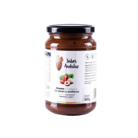 CREMA ALGARROBA Y AVELLANAS SABOR ANDALUZ 380GR