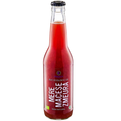 Zumo de Manzana, Frambuesa y Escaramujo 330ml 