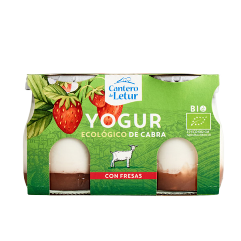 YOGUR CABRA FRESAS 2 X 125GR