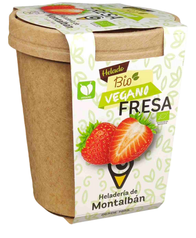 HELADO VEGANO FRESA 480ML