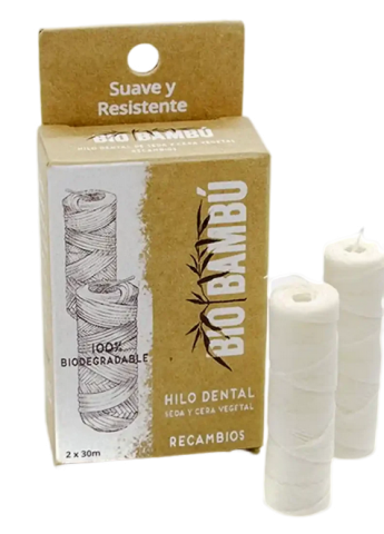 RECAMBIOS HILO DENTAL 2 ROLLOS