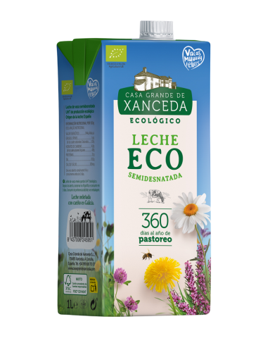 LECHE SEMIDESNATADA 1 LITRO