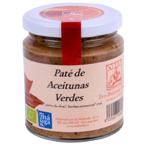 PATE ACEITUNAS VERDE 220 GR