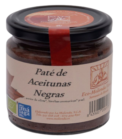 PATE ACEITUNAS NEGRAS 220 GR